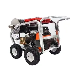 27 horsepower gasoline engine pressure washer Mobile sewer cleaning machine