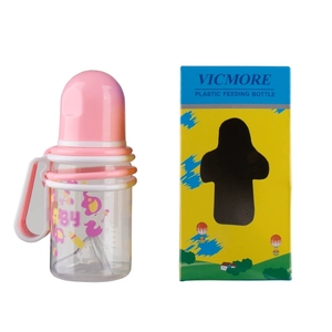 Lot de <span class=keywords><strong>5</strong></span> <span class=keywords><strong>biberons</strong></span> pour bébé de 125 ml, anti-coliques, imprimés de dessins animés, en plastique PP - Product Image 1