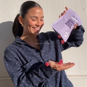 Nhãn hiệu riêng 20 nhai mâm xôi hương vị mỗi Gummy Chứa L-theanine 25mg hoa cúc 10mg ngủ trước khi đi ngủ gummies bổ sung - Product Image 6