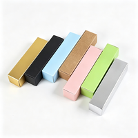 Boîte en carton de couleur ordinaire personnalisée pour l'environnement, emballage de rouge à lèvres, emballage de cosmétiques, petite boîte en papier pour parfum