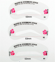 Ensemble de pochoirs à sourcils réutilisables, 24 pièces, Guide de dessin de sourcils, style, mise en forme, toilettage, carte, maquillage, ligne de cheveux, tampon