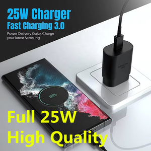 Chất lượng cao 25W siêu nhanh sạc Power Adapter USB Loại C PD tường sạc cho Samsung lưu ý 10/Lưu ý 20/S20 S21 S22 - Product Image 3