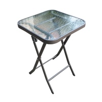 Chaise pliante en acier portable et table basse, ensembles chaise et table de salle à manger – Prix direct usine Chine