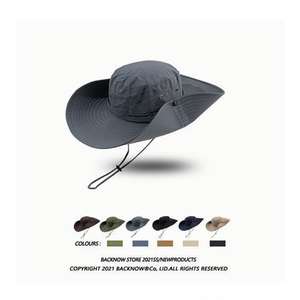 Sombrero de Sol Unisex de Secado Rápido para Verano, Impermeable, con Protección Solar, Tipo Boonie, con Cordón, para Pesca, Ciclismo y Esquí - Product Image 4