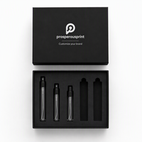 Boîte d'échantillons de parfum personnalisée OEM ODM, 6 compartiments avec insert en mousse pour 3 ml, 5 ml, 10 ml