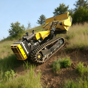 Trinciatrice Forestale Industriale con Motore Diesel da 38 CV, Tosaerba Telecomandato per Tutti i Terreni, Decespugliatore per Pendii Montani, Trituratore di Rami - Product Image 1