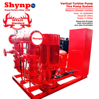 SHYNPO seri EDJ pompa Jockey Diesel elektrik, pompa pertempuran api multitahap Horizontal satu tahap