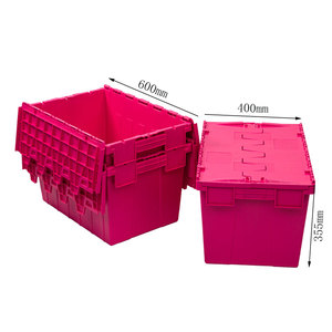 Wholesale Heavy Duty Stackable Plastic Tote <strong>Moving</strong> <strong>Crate</strong> Nesting Plastic Turnover Vegetable <strong>Crates</strong> - Product Image 2