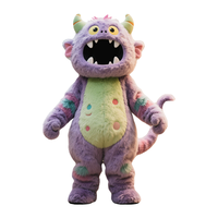 Festival belle mascotte Costume grand personnage de dessin animé Animal monstre peluche mascotte Costumes Costumes de mascotte personnalisés avec des vêtements