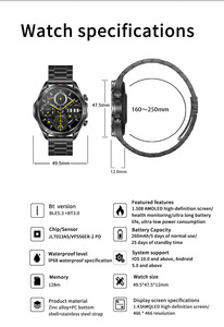 NX16 smartwatch smartwatch 2024 reloj inteligente nuovo arrivo cellulare AMOLED sport modalità assistente vocale per gli uomini donne signora - Product Image 6