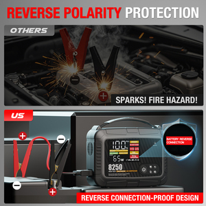 Заводская оптовая продажа, пусковое устройство для автомобильного аккумулятора 6700A, 12 В, 32000 мАч, пусковое устройство с воздушным насосом, компрессор, 150 фунтов на квадратный дюйм - Product Image 3