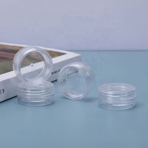Wholesale 5g 10g 20g Round Small Plastic PS Jar Pot Case Bottle for Makeup Cosmetic Cream Sample Nail Art Glitter <b>Dust</b> <b>Powder</b> - Product Image 3