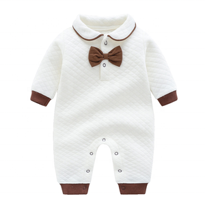 Pijamas Unisex Estilo Europeo y Americano, de Algodón Puro y Spandex, con Cierre de Botones, <span class=keywords><strong>para</strong></span> Bebés <span class=keywords><strong>Recién</strong></span> <span class=keywords><strong>Nacidos</strong></span>, <span class=keywords><strong>Ropa</strong></span> de Invierno <span class=keywords><strong>para</strong></span> Gatear - Product Image 1