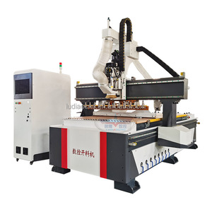 Machine de fraisage CNC 1325 avec changeur d'outils automatique pour armoires et portes en bois 2140 ATC – Expertise en exportation - Product Image 1