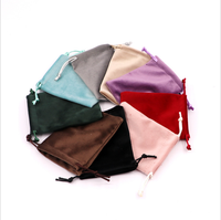 Pochettes à bijoux en velours personnalisées avec cordon de serrage, petits sacs cadeaux pour mariage, Noël, fête