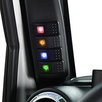 Interrupteur à bascule de style OEM 12V noir côté gauche pour Jp Wrangler JK, panneau de commande pour interrupteurs automobiles