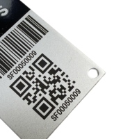 Etiqueta de Identificación Personalizada con Código QR Diversificado, Código Bidimensional, Número de Serie, Código Continuo, Placa de Identificación de Metal para Perros