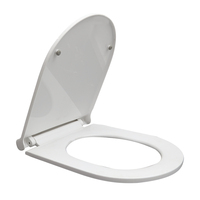 Couverture de siège de toilette intelligent en forme de U allongée personnalisée, chauffage thermostatique électronique intelligent, fermeture douce, charnière à dégagement rapide, OEM