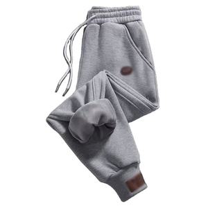 Pantalones de terciopelo para <span class=keywords><strong>hombre</strong></span> Deportes Tobillo atado Casual Otoño Invierno Estilo coreano Tamaño grande - Product Image 4