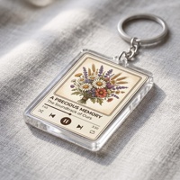 Kits de porte-clés holographiques transparents superposés ronds et plats, mini porte-clés mignons personnalisables, porte-clés shaker DIY en acrylique avec feuille d'or