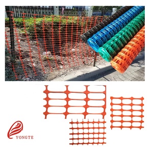 Red de seguridad de plástico naranja altamente visible de 50m multiusos para advertencias - Product Image 1