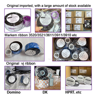 Ruban de transfert thermique de codage de date d'origine pour Markem X30 8018 Ruban Markem Imaje 3520