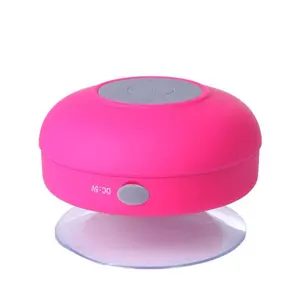 Bán Buôn Silicone Không Thấm Nước Không Dây Mini Sucker Vòi Hoa Sen Bluetooth Loa