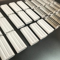 Silice fondue anti-reflet, triple orifice, à faible teneur en impuretés, en forme de U, pour cavité laser 755 nm