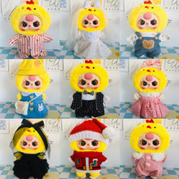 Vêtements pour poupée en peluche Bébé Three, série mignonne sur le thème des animaux, échelle 400%, en boîte surprise, en tissu pour habillage