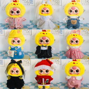 Solo Ropa para <span class=keywords><strong>Muñeca</strong></span> de Peluche de Bebé, Serie Adorable con Temática Animal a Escala 400%, Material de Tela para Vestir Muñecas de Caja Sorpresa - Product Image 4