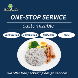 Alimentos Veganos Personalizados com Baixo Teor de Carboidratos e Sem <span class=keywords><strong>A</strong></span>çúcar, Arroz Shirataki com Sementes de Chia e Arroz Seco de Konjac - Product Image 4