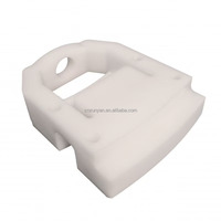 Plaque en bloc synthétique CNC en POM et UHMW-PE pour équipement de désossage de volaille et machine à fileter, personnalisable