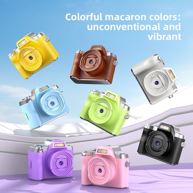 64.0 Million Pixel CCD Digital Camera 4K Video Recording High-Definition Selfie Home Campus Use Mini Design 2"-3" Screen SD Card