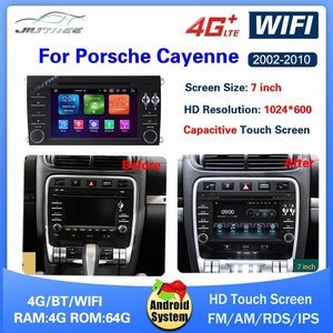 Radio del coche para <span class=keywords><strong>Porsche</strong></span> <span class=keywords><strong>Cayenne</strong></span> <span class=keywords><strong>Porsche</strong></span> 2002, <span class=keywords><strong>2003</strong></span>, 2004, 2005, 2006-2010 navegación GPS Android Auto estéreo pantalla táctil Carplay 4G WIFI - Product Image 5