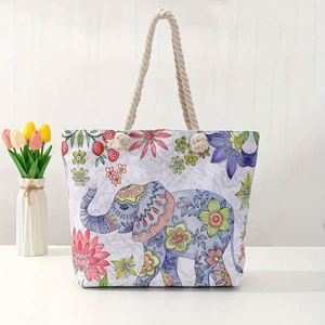 Sac fourre-tout en toile rayée personnalisé avec logo imprimé, recyclable, de haute qualité, coloré – Offre spéciale - Product Image 2