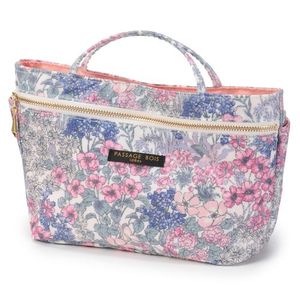 Sac fourre-tout en nylon à imprimé floral, sac à main multi-poches, organisateur léger et portable avec poignée supérieure pour femmes - Product Image 1