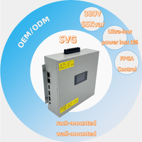 Module SVG 65 kvar 4L certifié LVD EMC - Montable en rack IP54, boîtier galvanisé, évite la résonance pour les usines de semi-conducteurs