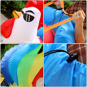 Fantasia Inflável de Galo para Páscoa, Roupas de Pintinho e Galinha, Fantasia de Carnaval para Halloween, Roupas de Personagem Unissex - Product Image 6