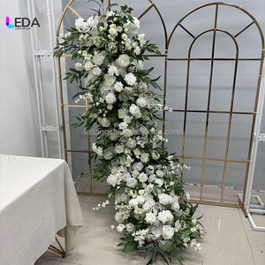 Elegantes Decoraciones de Flores Artificiales de Seda Blanca de Lujo, Estilo Moderno de Alta Calidad para Bodas y Fiestas - Product Image 4