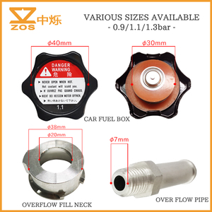 Tappo Radiatore Termostatico per Auto con Indicatore Temperatura Acqua, Sicuro e Funzionale, 1.1bar 1.3bar - Product Image 1