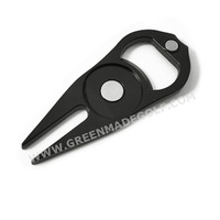 Outil Divot en métal personnalisé golf avec marqueur de golf en métal, décapsuleur Outil de réparation divot de golf