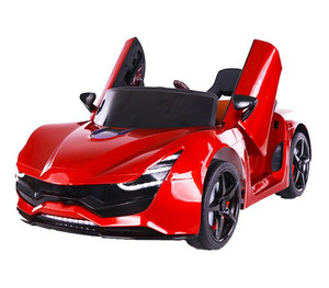 Auto Eléctrico <span class=keywords><strong>para</strong></span> Niños con Dos Puertas Abatibles, Control Remoto de 12V y Funcionamiento con Batería - Product Image 1