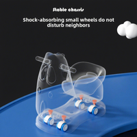 Voiture à pédales amusante pour enfants Mishore, modèle Larva, avec ressort anti-retournement, en plastique, produit original