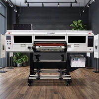 Casing Ponsel Label Kemasan Produk UV DTF 60cm Presisi Tinggi 3200 Printhead Otomatis Printer Akrilik Baru