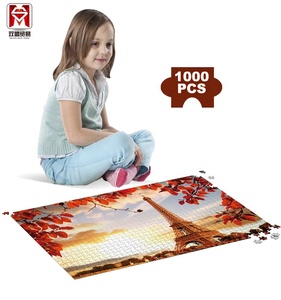 Trẻ em giáo dục đồ chơi 1000 miếng Eiffel tháp ghép hình câu đố Máy làm - Product Image 4