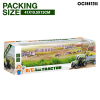 Série Ferme pour Enfants : Jouets Éducatifs en PVC, Camions de Transport Animaux (Vache, Cheval), Modèles de Tracteurs RC pour Enfants avec Logo Personnalisé OEM