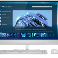   Computadora de Escritorio Todo en Uno de Alta Gama EC27260, I5 1334U, 16G, 512, Pantalla QHD Blanca de 27 Pulgadas, Pantalla Grande para Oficina Comercial