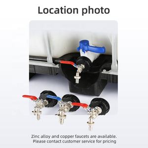 Conteneur d'eau S60x6 Connecter les tuyaux pour système de drainage de vanne <span class=keywords><strong>Robinet</strong></span> de jardin Combinaison Irrigation Ibc Raccords de réservoir Adaptateur - Product Image 6