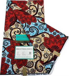 Tela Ankara <span class=keywords><strong>Africana</strong></span> Premium con Estampado de Cera, 100% Algodón, Tela Batik Engrosada, Batik de Doble Cara con Proceso de Coloración Resistente para Confección de Ropa - Product Image 1