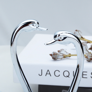 Hot Bán Sáng Tạo Swan Shape Trái Cây Spoon Fork Chủ Đám Cưới Dao Kéo Chủ - Product Image 5